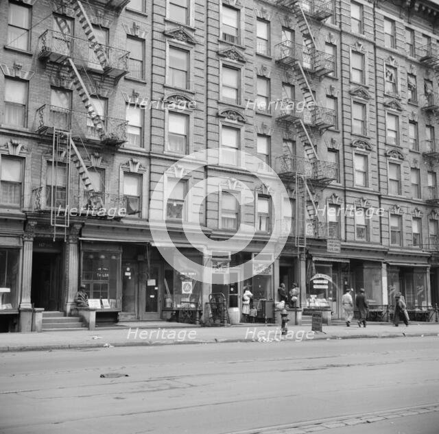 Harlem apartment house, New York, 1943. Creator: Gordon Parks.