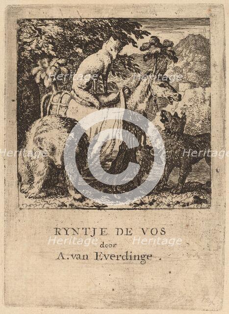 The Triumph of Reynard, probably c. 1645/1656. Creator: Allart van Everdingen.