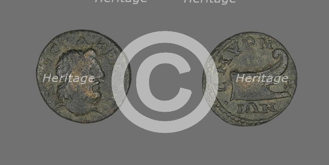 Coin Depicting the God Zeus Akraios, 138-192. Creator: Unknown.