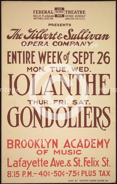 Iolanthe, New York City, [193-]. Creator: Unknown.