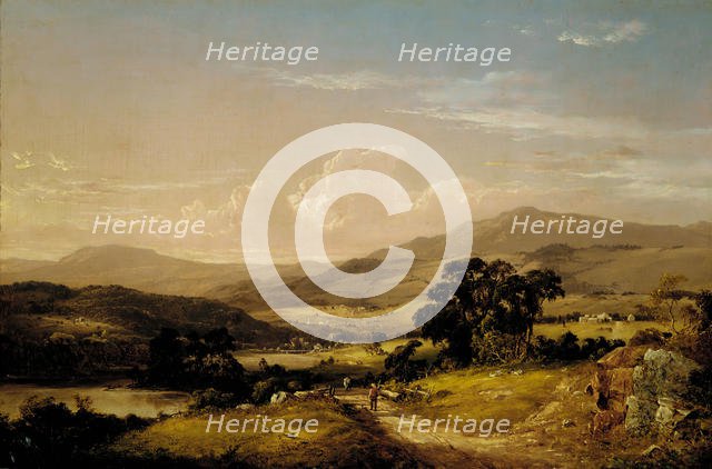 Near Squam Lake, New Hampshire, 1856. Creator: David Johnson.