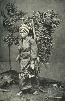 'A Country Woman. - Fuel and Flowers', 1891. Creator: Unknown.