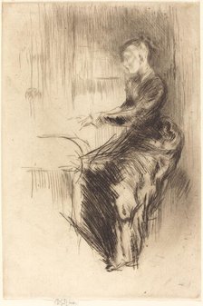 The Piano, 1875. Creator: James Abbott McNeill Whistler.