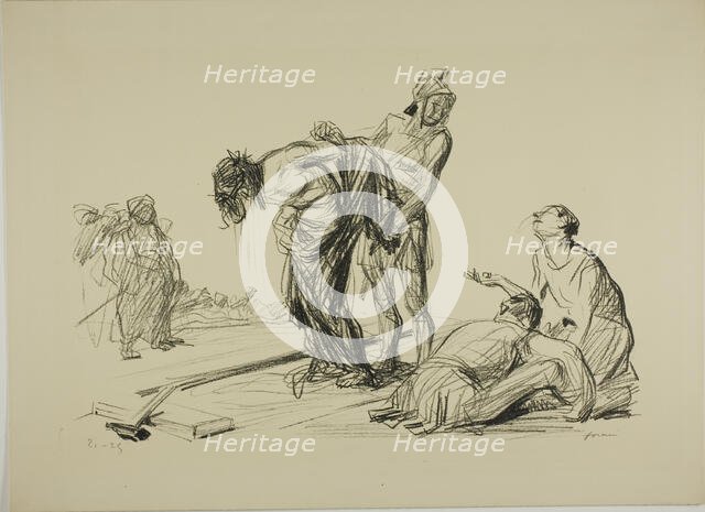 Christ Stripped of His Clothes, 1909. Creator: Jean Louis Forain.