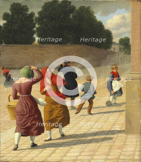 Stormy weather, 1845. Creator: Eckersberg, Christoffer-Wilhelm (1783-1853).