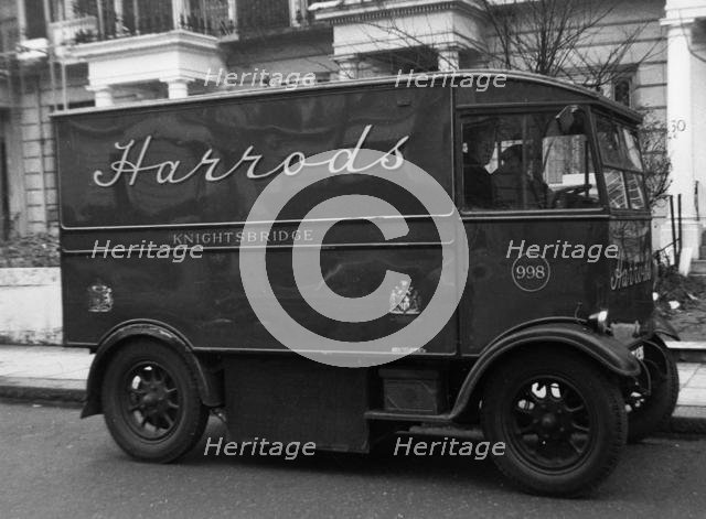 1939 Harrod's electric van. Creator: Unknown.