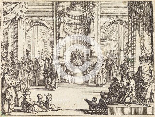 Christ Disputing with the Doctors, 1635. Creator: Jacques Callot.