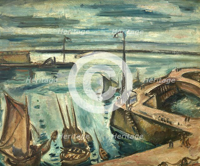 The Harbour of Le Havre, 1921. Creator: Othon Friesz.