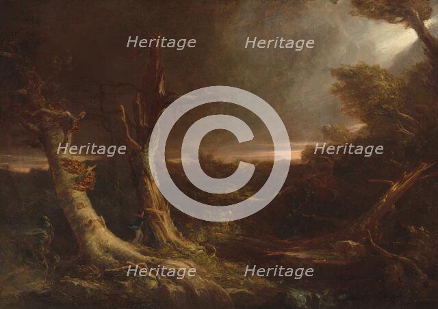 Tornado in an American Forest, 1831. Creator: Thomas Cole.