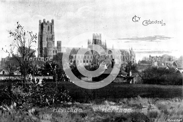 The Cathedrals of England: Ely Cathedral, 1895. Creator: Francis Frith & Co.