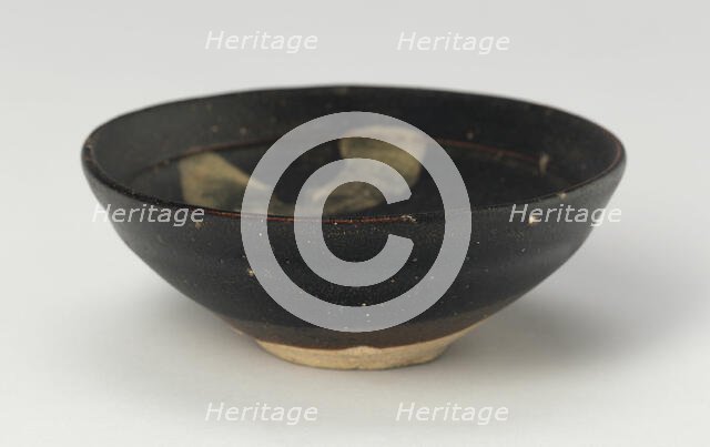 Bowl with Zigzag Strokes, Southern Song or Yuan dynasty, 12th/14th century. Creator: Unknown.