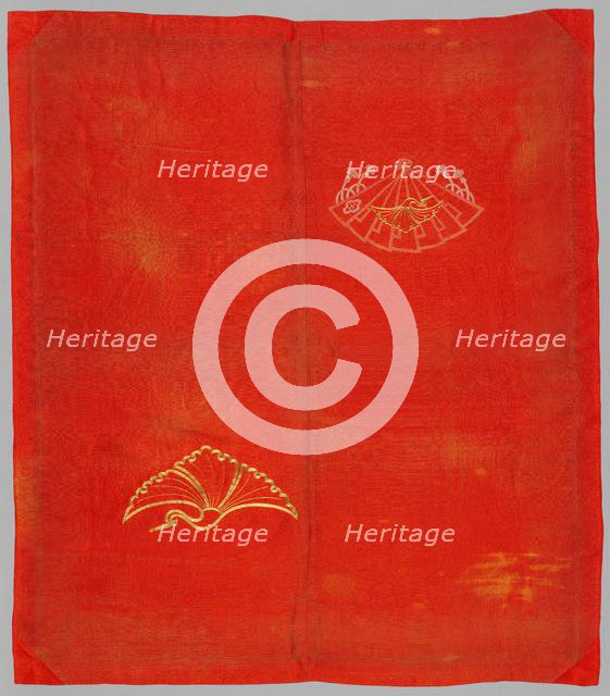 Embroidered and Resist-Dyed Fabric, late 1800s-early 1900s. Creator: Unknown.