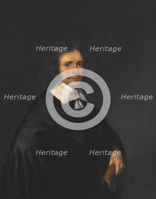 Portrait of a Man, about 1658. Creator: Gerard Terborch II.