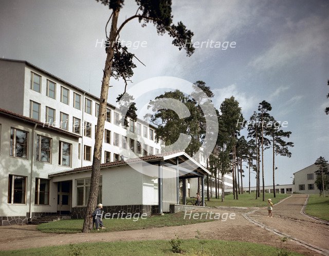 Newly built block of flats, Helsinki, Finland, 1970s. Artist: Göran Algård