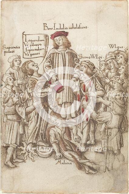 Do Not Walk outside the Public Highway [fol. 35 recto], c. 1512/1515. Creator: Unknown.