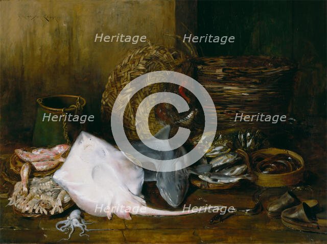 The Yield of the Waters, 1878. Creator: William Merritt Chase.