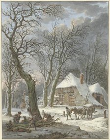 Winter landscape, 1759-1842. Creator: Pieter Bartholomeusz. Barbiers.