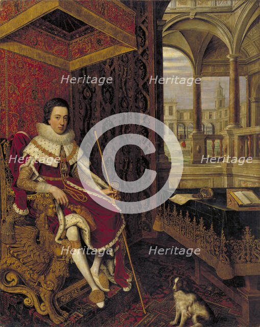 Charles I (1600-1649) when Prince of Wales, 1619-1621. Creators: Hendrick van Steenwijck the Elder, Daniel Mytens, Paulus van Somer.