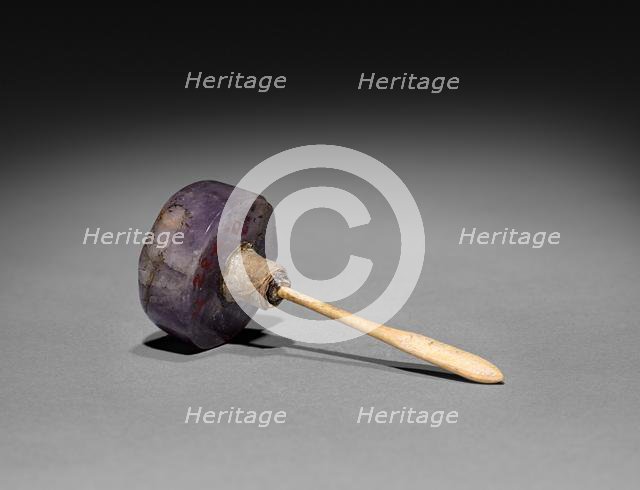 Snuff Bottle (stopper), 1644-1912. Creator: Unknown.