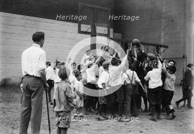 Carnegie playground 5th Ave. N.Y.C., 1911. Creator: Bain News Service.