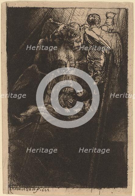 Jacob's Ladder, 1655. Creator: Rembrandt Harmensz van Rijn.