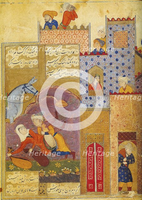 Folio from Silsilat al-dhahab (Chain of Gold), by Jami, 1587. Artist: Unknown