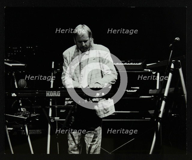 Rick Wakeman performing at the Forum Theatre, Hatfield, Hertfordshire, 6 October 1987. Artist: Denis Williams