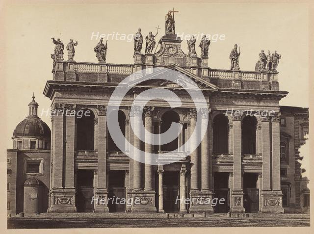 St. Jean de Lateran, Rome, c. 1860. Creator: Tommaso Cuccioni (Italian, 1864), attributed to.