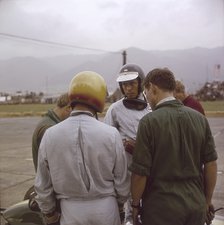 Jim Clark at the Austrian Grand Prix, Zeltweg, Austria,1964. Artist: Unknown