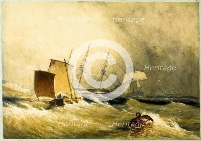 Marine Scene, n.d. Creator: Anthony Vandyke Copley Fielding.