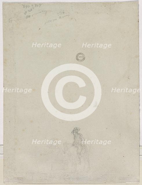 Sketch of Peasants at a Fountain, 1784. Creator: Dirk Langendijk (Dutch, 1748-1805).