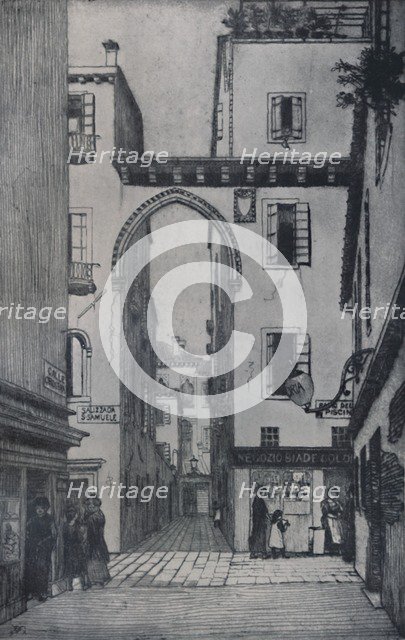 'Calle Crosera', 1913, (1925). Creator: Sydney Vacher.