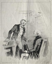 Les Malades et les medicins: No. 4, Lew Homéopathes. Creator: Cham (French, 1818-1879).