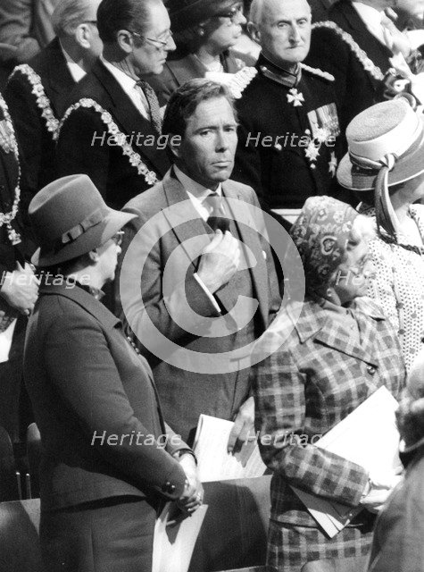 Lord Snowdon (b1930) attends a thanksgiving service at St Paul's Cathedral, London, 1977. Artist: Unknown