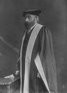 Dr. Wm. Bruce in academic dress, 1910. Creator: Bain News Service.