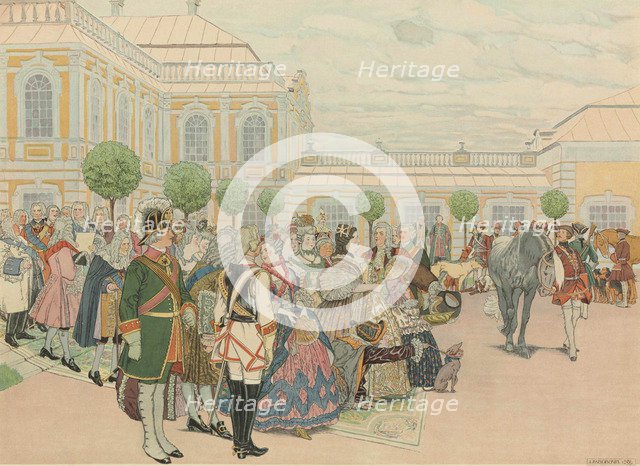 Empress Anna and her Court , 1907.