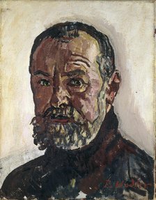 Self-Portrait, c. 1916. Creator: Hodler, Ferdinand (1853-1918).