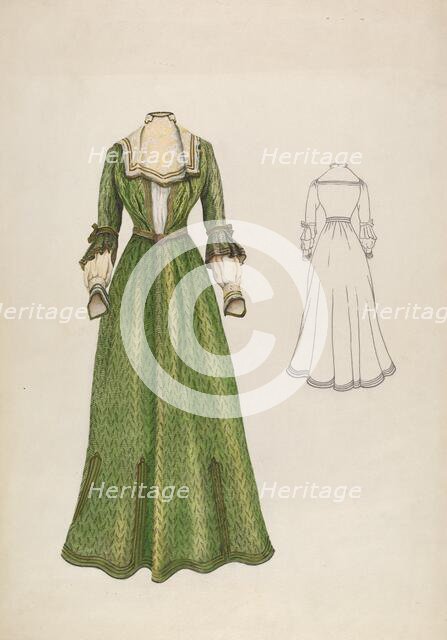 Dress, c. 1937. Creator: Ray Price.