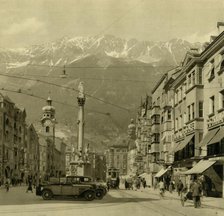 Maria-Theresien-Strasse, Innsbruck, Tyrol, Austria, c1935.  Creator: Unknown.
