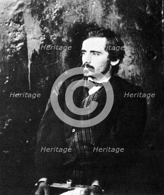 Michael O'Laughlen, member of the Lincoln conspiracy, 1865 (1955). Artist: Unknown