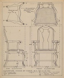 Chair, 1935/1942. Creator: Francis Law Durand.