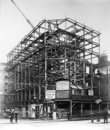 Blackfriars House in an early stage of construction, 19 New Bridge Street, London, c1913-c1916. Artist: Unknown