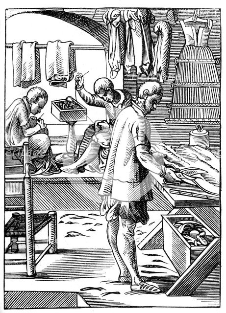 Tailor, 16th century (1849).Artist: Jost Amman