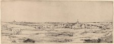 Landscape with a View toward Haarlem (The Goldweigher's Field), 1651. Creator: Rembrandt Harmensz van Rijn.