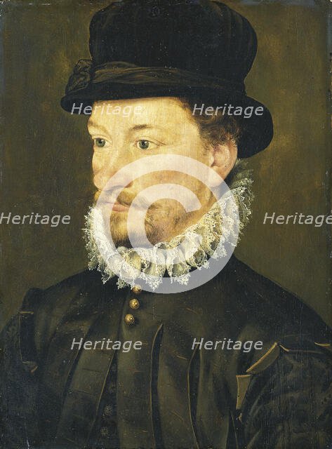 Half-length Portrait of a Young Man, c1570-1590. Creator: French Master c1550/1600.