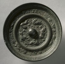 Animal-and-Grape Mirror, early 12th Century-mid 13th Century. Creator: Unknown.