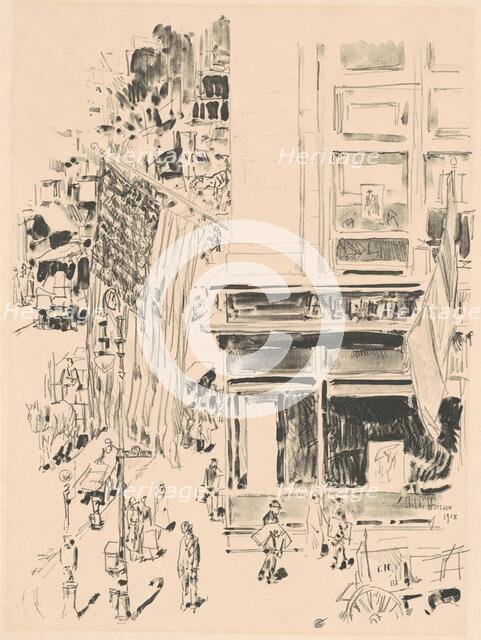 Lafayette Street, 1918. Creator: Frederick Childe Hassam.