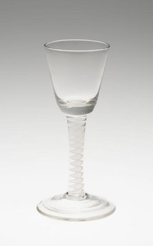 Wine Glass, England, 18th century. Creator: Unknown.