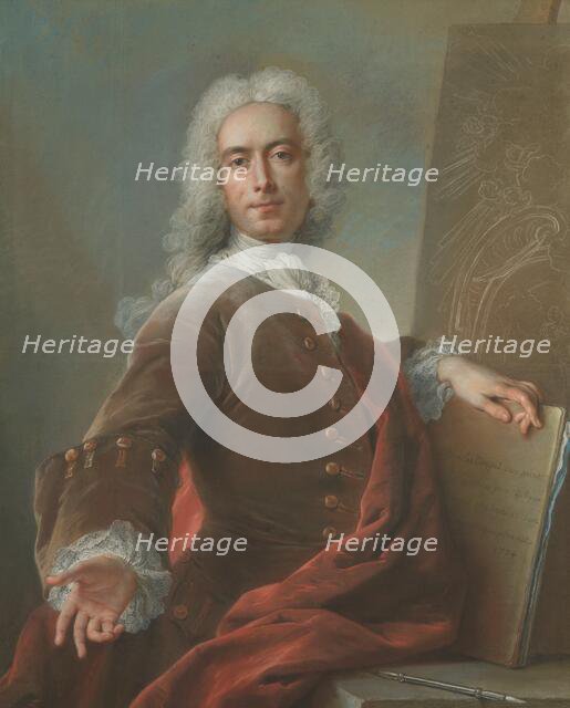 Self-Portrait, 1734. Creator: Charles-Antoine Coypel.