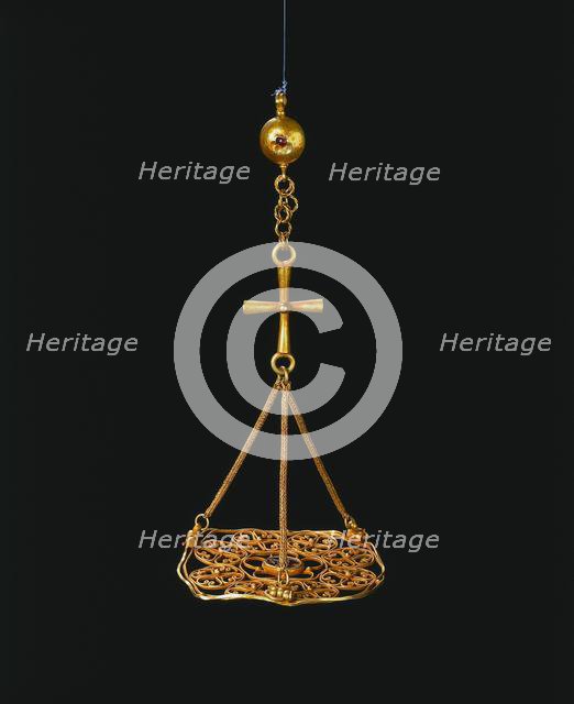 Votive Polycandelon (Lamp Holder), 500s. Creator: Unknown.